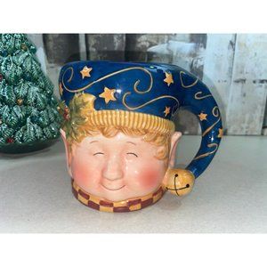 Susan Winget Certified International 'Tis the Season Ceramic Elf Mug